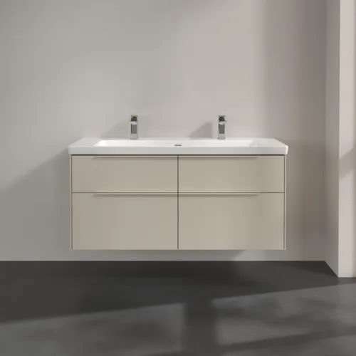 VILLEROY BOCH Subway 3.0 Vanity unit, 4 výsuvy, 1272 x 576 x 478 mm, Cashmere Grey #C60202VN, obrázek 3