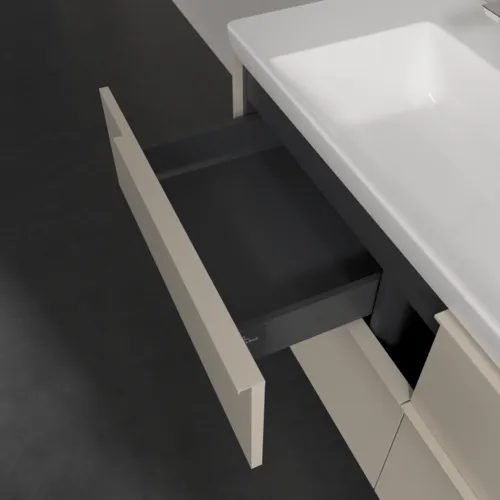 VILLEROY BOCH Subway 3.0 Vanity unit, 4 výsuvy, 1272 x 576 x 478 mm, Cashmere Grey #C60202VN, obrázek 7