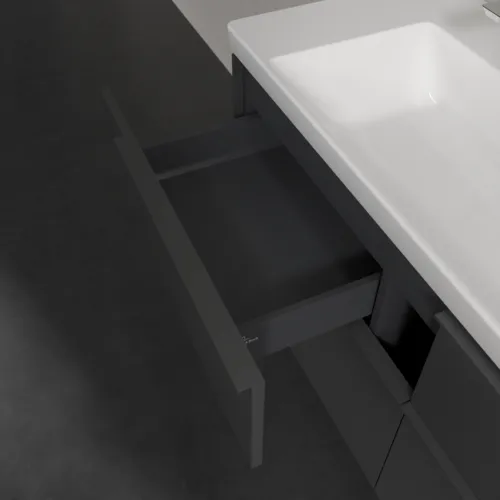VILLEROY BOCH Subway 3.0 Vanity unit, 4 výsuvy, 1272 x 576 x 478 mm, grafitová barva #C60202VR, obrázek 8