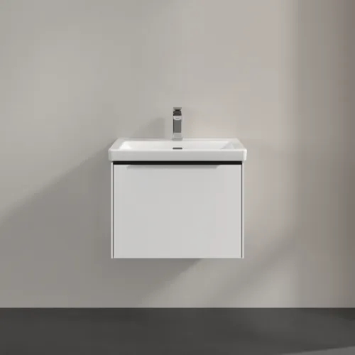 VILLEROY BOCH Subway 3.0 Vanity unit, s osvětlením, 1 zásuvka, 572 x 429 x 478 mm, Brilliant White #C577L1VE, obrázek 3