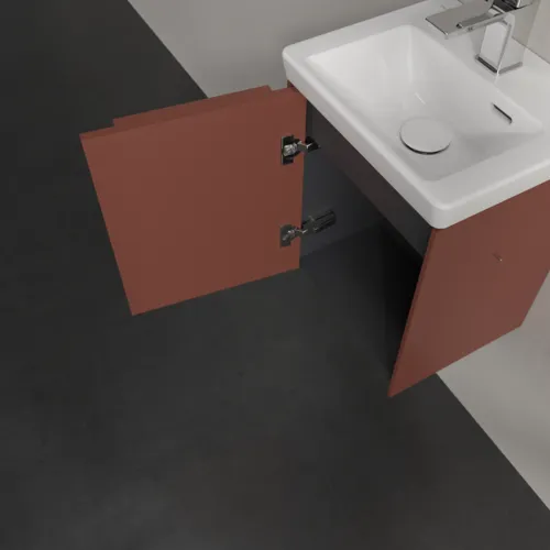 VILLEROY BOCH Subway 3.0 Vanity unit, 1 dveře, 351 x 429 x 309 mm, Vínově červená #C58302AH, obrázek 7