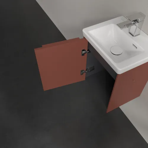 VILLEROY BOCH Subway 3.0 Vanity unit, 1 dveře, 351 x 429 x 309 mm, Vínově červená #C58302AH, obrázek 6