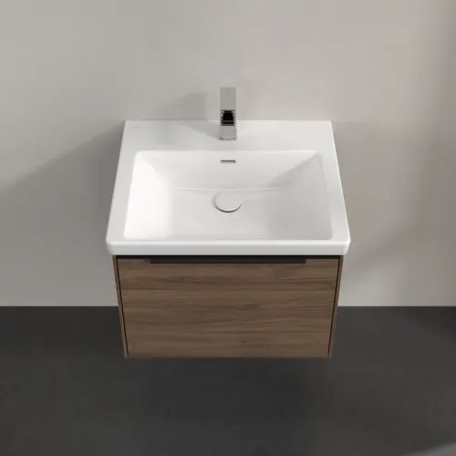 VILLEROY BOCH Subway 3.0 Vanity unit, s osvětlením, 1 zásuvka, 572 x 429 x 478 mm, Arizona Oak #C577L1VH, obrázek 4