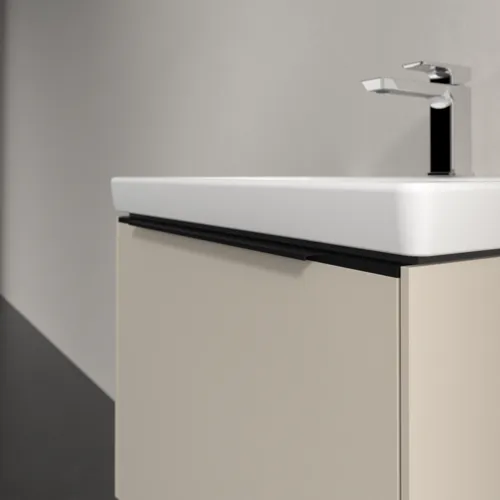 VILLEROY BOCH Subway 3.0 Vanity unit, s osvětlením, 1 zásuvka, 572 x 429 x 478 mm, Cashmere Grey #C577L1VN, obrázek 6