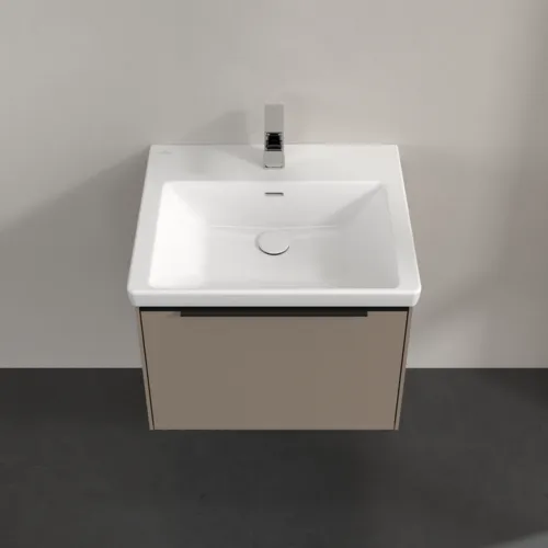 VILLEROY BOCH Subway 3.0 Vanity unit, s osvětlením, 1 zásuvka, 572 x 429 x 478 mm, taupe #C577L1VM, obrázek 4