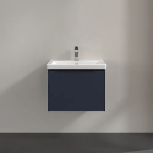 VILLEROY BOCH Subway 3.0 Vanity unit, s osvětlením, 1 zásuvka, 572 x 429 x 478 mm, Marine Blue #C577L1VQ, obrázek 3