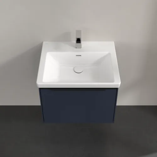 VILLEROY BOCH Subway 3.0 Vanity unit, s osvětlením, 1 zásuvka, 572 x 429 x 478 mm, Marine Blue #C577L1VQ, obrázek 4