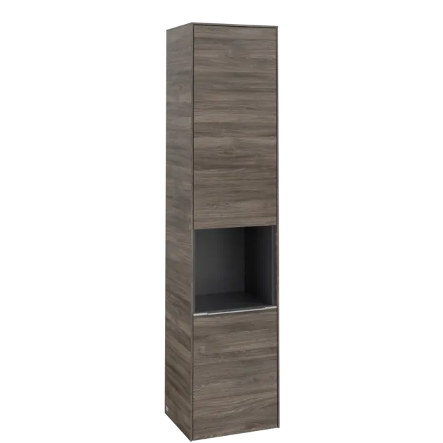 VILLEROY BOCH Subway 3.0 Vysoká skříň, 2 dveře, 400 x 1710 x 362 mm, Kamenný dub / Kamenný dub #C58800RK
