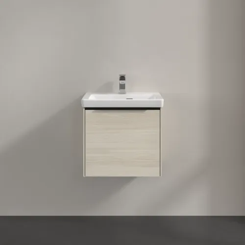 VILLEROY BOCH Subway 3.0 Vanity unit, s osvětlením, 1 zásuvka, 473 x 429 x 408 mm, bílý dub #C580L1AA, obrázek 3