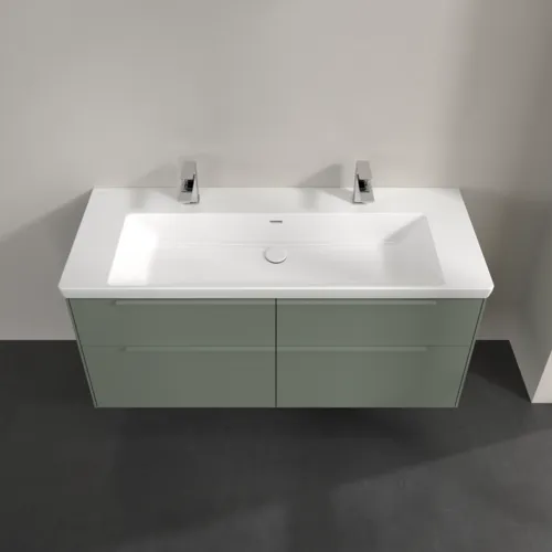 VILLEROY BOCH Subway 3.0 Vanity unit, 4 výsuvy, 1272 x 576 x 478 mm, Soft Green #C60202AF, obrázek 4