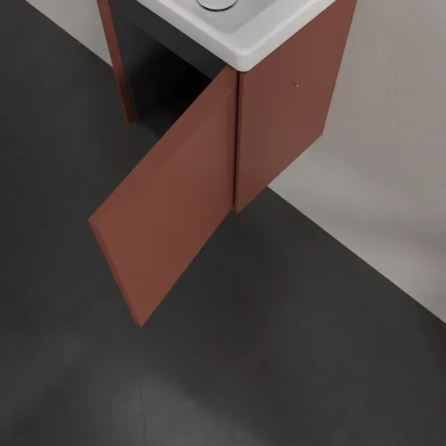 VILLEROY BOCH Subway 3.0 Vanity unit, 1 dveře, 351 x 429 x 309 mm, Vínově červená #C58402AH, obrázek 7