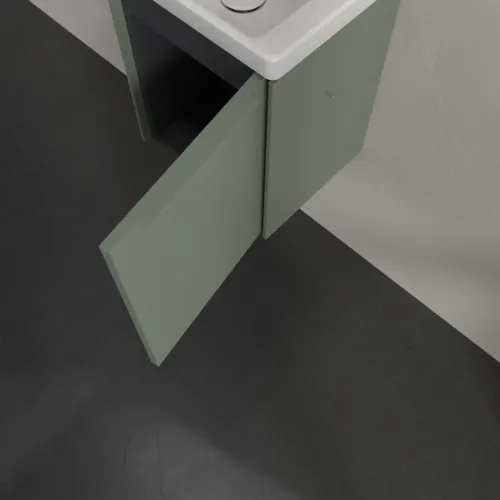 VILLEROY BOCH Subway 3.0 Vanity unit, 1 dveře, 351 x 429 x 309 mm, Soft Green #C58402AF, obrázek 7