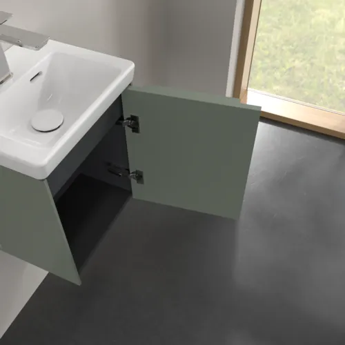 VILLEROY BOCH Subway 3.0 Vanity unit, 1 dveře, 351 x 429 x 309 mm, Soft Green #C58402AF, obrázek 8