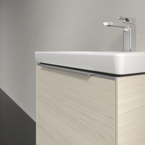VILLEROY BOCH Subway 3.0 Vanity unit, s osvětlením, 1 zásuvka, 523 x 429 x 448 mm, bílý dub #C579L0AA, obrázek 6