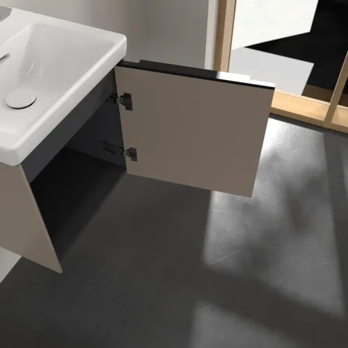 VILLEROY BOCH Subway 3.0 Vanity unit, 1 dveře, 423 x 429 x 378 mm, taupe #C58201VM, obrázek 6