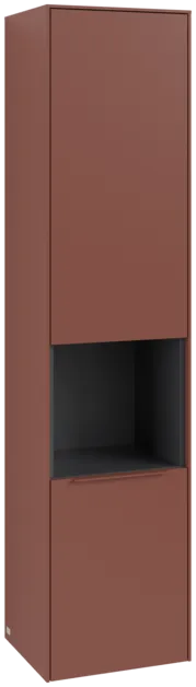VILLEROY BOCH Vysoká skříňka Subway 3.0, 2 dveře, 400 x 1710 x 362 mm, vínově červená #C58902AH