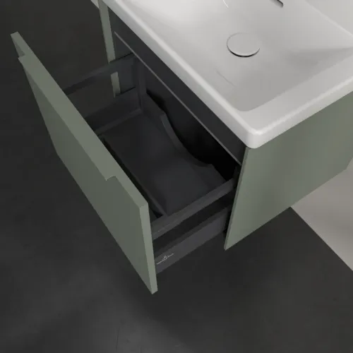 VILLEROY BOCH Subway 3.0 Vanity unit, s osvětlením, 1 zásuvka, 523 x 429 x 448 mm, Soft Green #C579L2AF, obrázek 8