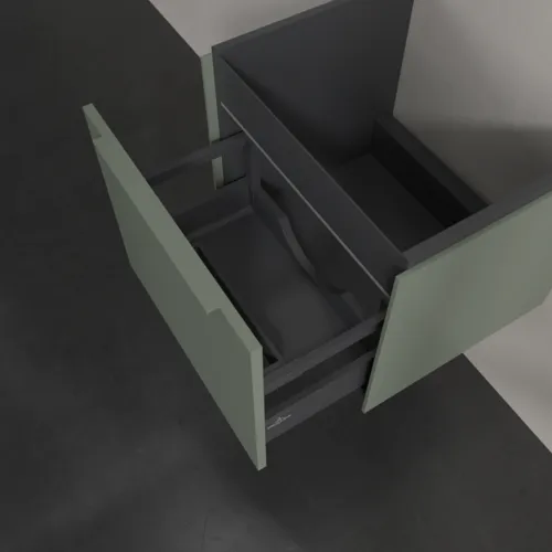 VILLEROY BOCH Subway 3.0 Vanity unit, s osvětlením, 1 zásuvka, 523 x 429 x 448 mm, Soft Green #C579L2AF, obrázek 6