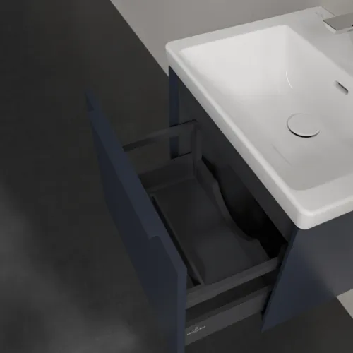 VILLEROY BOCH Subway 3.0 Vanity unit, 1 zásuvka, 523 x 429 x 448 mm, Marine Blue #C57902VQ, obrázek 6