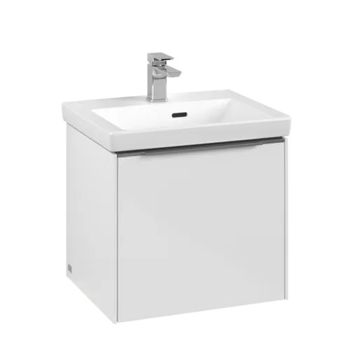 VILLEROY BOCH Subway 3.0 Vanity unit, s osvětlením, 1 zásuvka, 473 x 429 x 408 mm, Brilliant White #C580L0VE