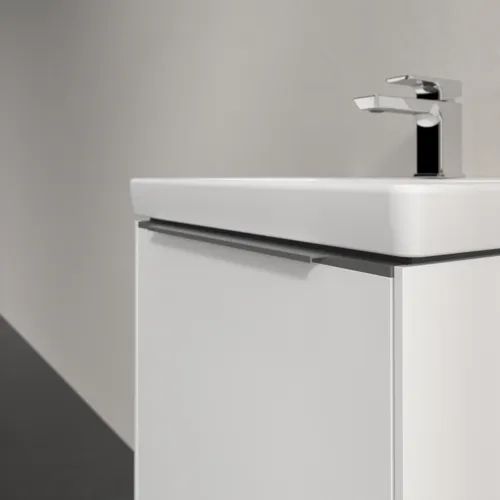 VILLEROY BOCH Subway 3.0 Vanity unit, s osvětlením, 1 zásuvka, 473 x 429 x 408 mm, Brilliant White #C580L0VE, obrázek 6