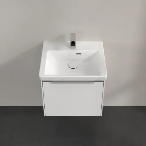 VILLEROY BOCH Subway 3.0 Vanity unit, s osvětlením, 1 zásuvka, 473 x 429 x 408 mm, čistě bílá #C580L0VF, obrázek 4