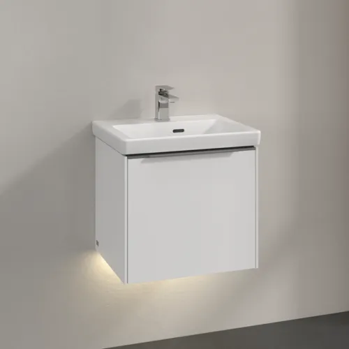 VILLEROY BOCH Subway 3.0 Vanity unit, s osvětlením, 1 zásuvka, 473 x 429 x 408 mm, čistě bílá #C580L0VF, obrázek 2