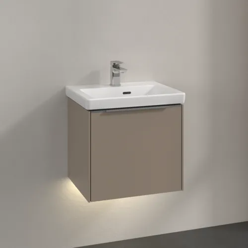 VILLEROY BOCH Subway 3.0 Vanity unit, s osvětlením, 1 zásuvka, 473 x 429 x 408 mm, taupe #C580L0VM, obrázek 2
