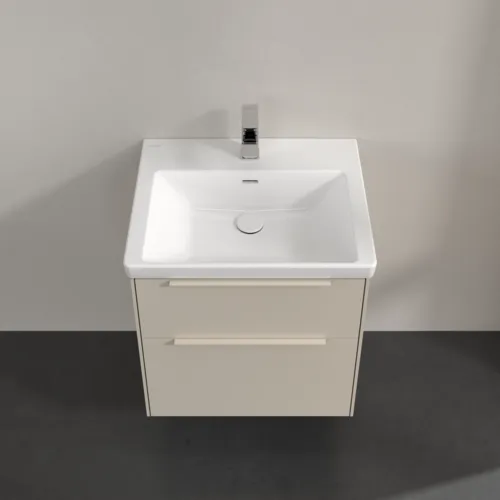 VILLEROY BOCH Subway 3.0 Vanity unit, 2 výsuvy, 572 x 576 x 478 mm, Cashmere Grey #C57802VN, obrázek 4