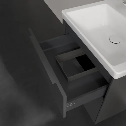 VILLEROY BOCH Subway 3.0 Vanity unit, 2 výsuvy, 572 x 576 x 478 mm, grafitová barva #C57802VR, obrázek 8