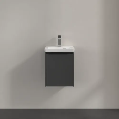 VILLEROY BOCH Subway 3.0 Vanity unit, 1 dvířka, 351 x 429 x 309 mm, grafitová barva #C58401VR, obrázek 3