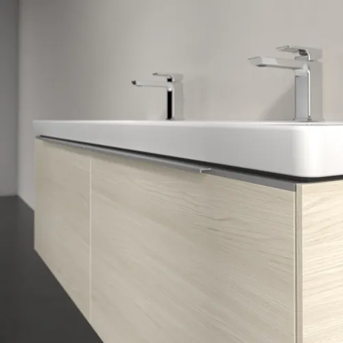 VILLEROY BOCH Subway 3.0 Vanity unit, 2 výsuvy, 1272 x 429 x 478 mm, bílý dub #C60100AA, obrázek 5