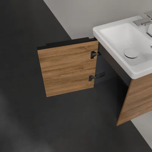 VILLEROY BOCH Subway 3.0 Vanity unit, 1 dveře, 351 x 429 x 309 mm, dub Kansas #C58301RH, obrázek 6