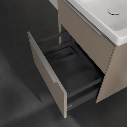 VILLEROY BOCH Subway 3.0 Vanity unit, 2 výsuvy, 572 x 576 x 478 mm, taupe #C57800VM, obrázek 6
