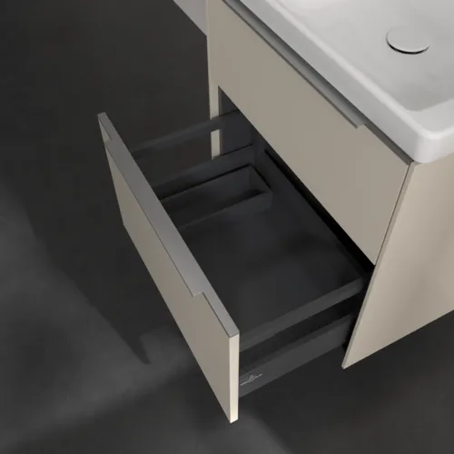 VILLEROY BOCH Subway 3.0 Vanity unit, 2 výsuvy, 572 x 576 x 478 mm, Cashmere Grey #C57800VN, obrázek 6