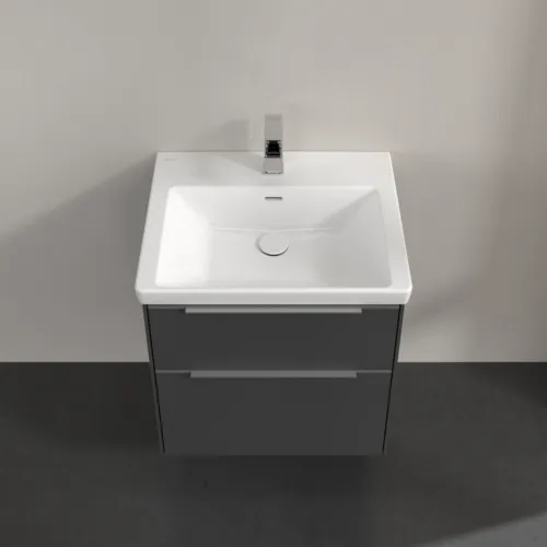 VILLEROY BOCH Subway 3.0 Vanity unit, 2 výsuvy, 572 x 576 x 478 mm, grafitová barva #C57800VR, obrázek 4