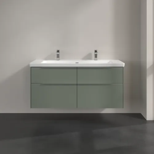 VILLEROY BOCH Subway 3.0 Vanity unit, 4 výsuvy, 1272 x 576 x 478 mm, Soft Green #C60200AF, obrázek 3