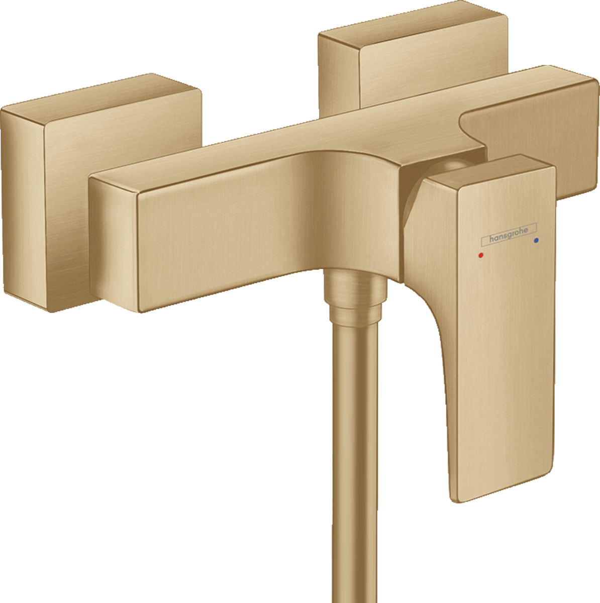 HANSGROHE Metropol Páková sprchová baterie na stěnu s páčkovou rukojetí #32560140 - kartáčovaný bronz