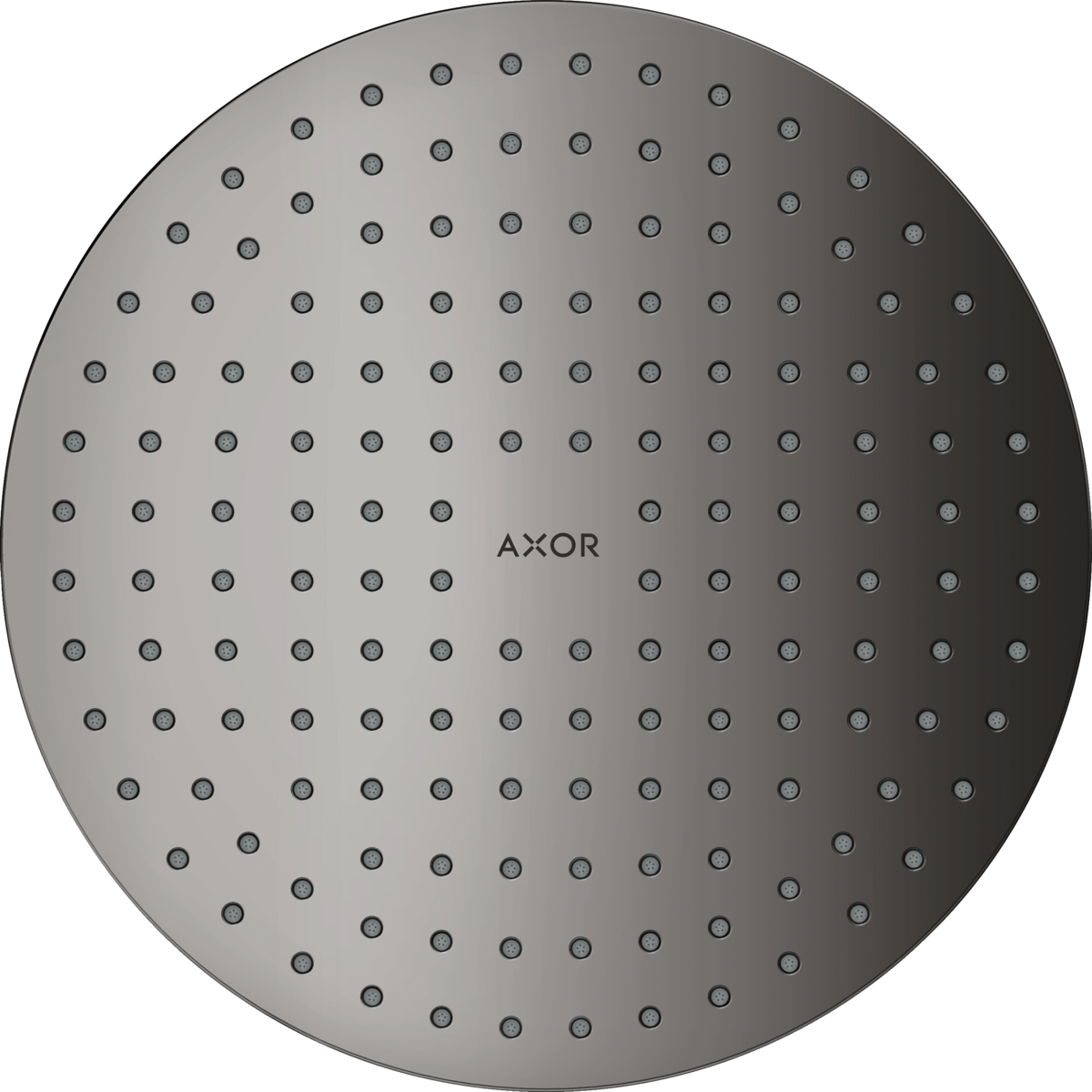 HANSGROHE AXOR ShowerSolutions horní sprcha 250 1jet integrovaná do stropu #35287330 - leštěný černý chrom