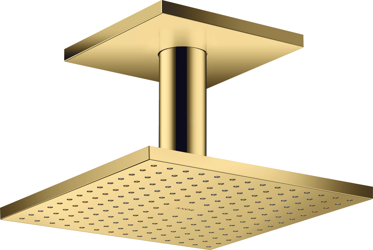 HANSGROHE Sprchová hlavice AXOR ShowerSolutions 250/250 1jet se stropním připojením #35308990 - Polished Gold Optic