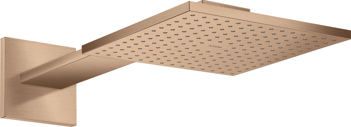 HANSGROHE Sprchová hlavice AXOR ShowerSolutions 250/250 1jet se sprchovým ramenem #35306310 - Brushed Red Gold
