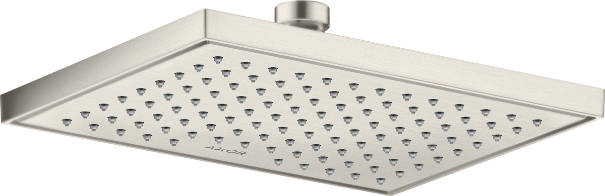HANSGROHE Sprchová hlavice AXOR ShowerSolutions 245/185 1jet EcoSmart+ #35387800 - nerezová ocel Optic
