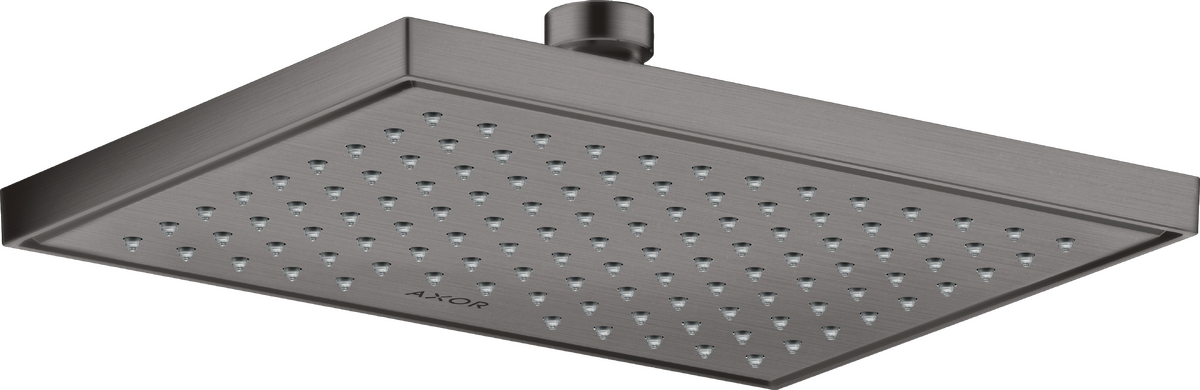 HANSGROHE AXOR ShowerSolutions Horní sprcha 245/185 1jet EcoSmart #35374340 - kartáčovaný černý chrom