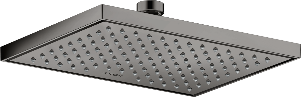 HANSGROHE Sprchová hlavice AXOR ShowerSolutions 245/185 1jet EcoSmart #35374330 - Leštěný černý chrom