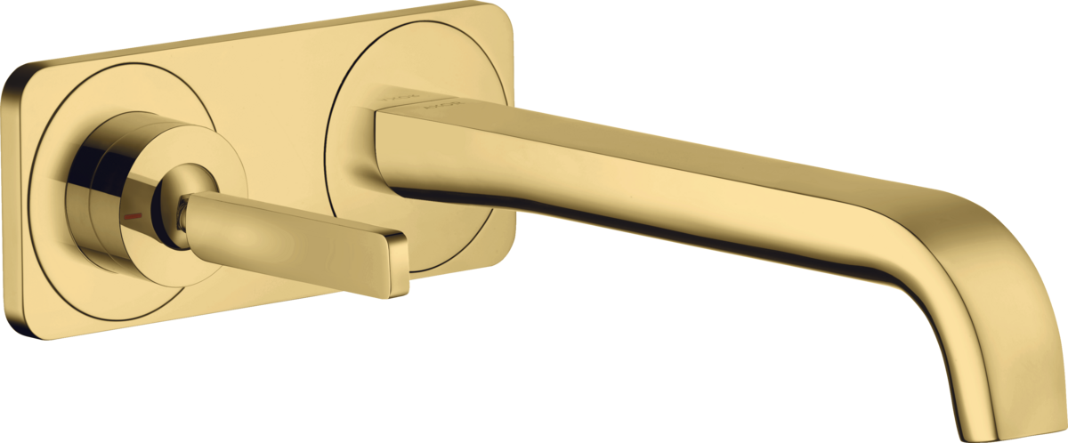 HANSGROHE AXOR Citterio E umyvadlová baterie nástěnná 221mm #36114990 - Polished Gold Optic