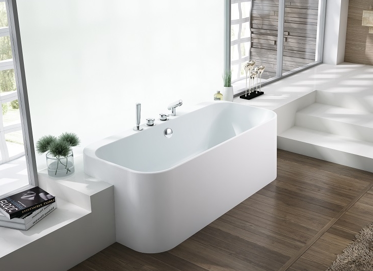 KREINER RANGALI vana volně stojící 1600 x 800 x 580 mm - bílá