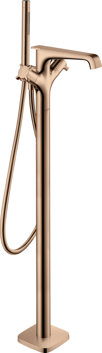 HANSGROHE Podlahový vanový termostat AXOR Citterio E #36416300 - Leštěné červené zlato