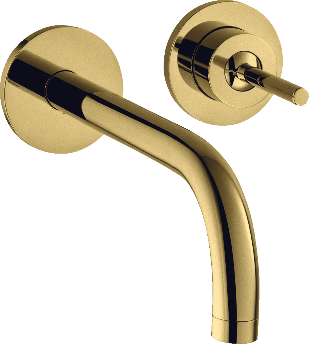 HANSGROHE AXOR Uno umyvadlová baterie pod omítku, 165mm a rozetami #38113990 - Polished Gold Optic
