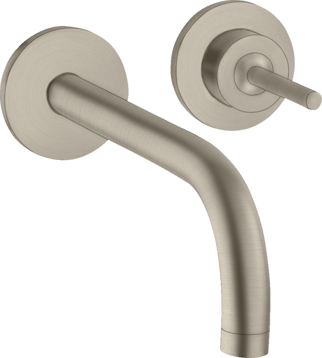 HANSGROHE AXOR Uno Páková umyvadlová baterie pod omítku, pro nástěnnou montáž, s výtokem 225 mm a rozetami 38116820