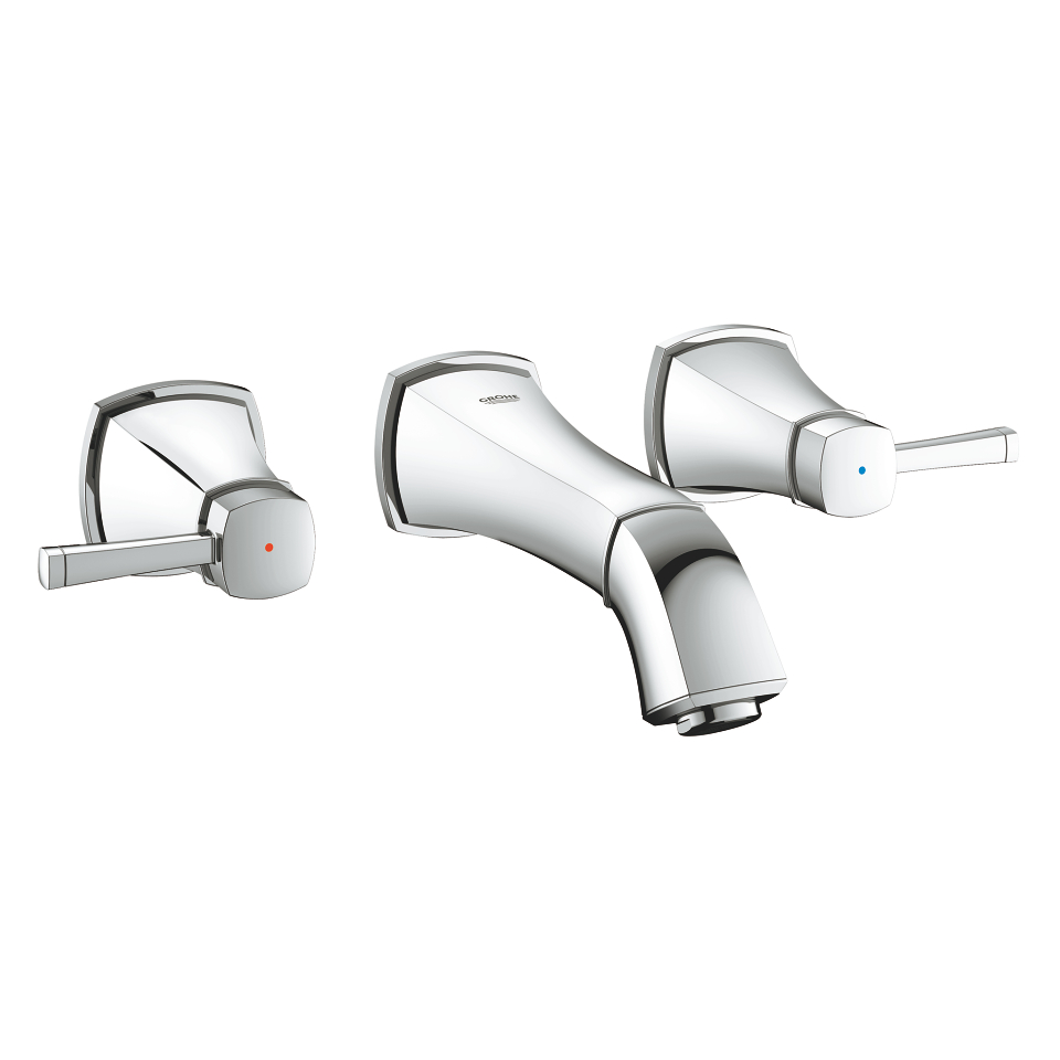GROHE Grandera Umyvadlová tříotvorová baterie, DN 15 velikost S Chrom #20414000